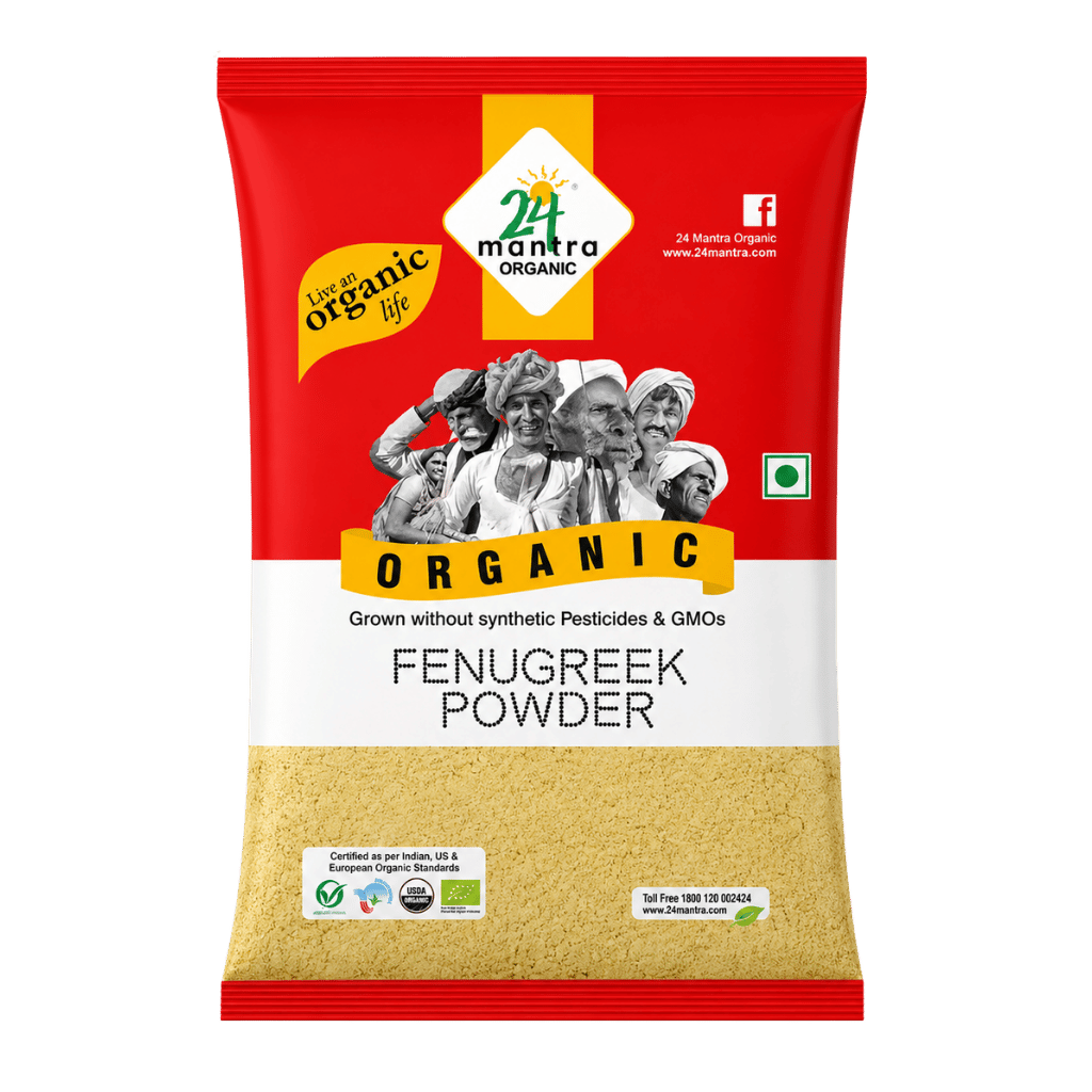 24 Mantra Organic Fenugreek Powder 7 oz buy online USA - 1